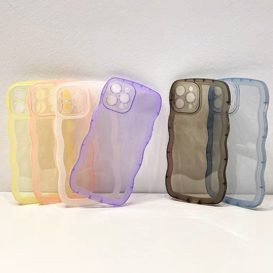 Chiffons Case | White Yellow Pink Blue Purple Black - iPhone Case Kawaii Lovely Cute Lolita iPhone 6 7 8 PLUS SE2 XS XR X 11 12 13 14 15 Pro Promax 13mini KawaiiGiftLand