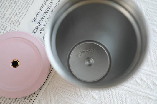 Sanrio Tumbler with Straw Warm Cool Lovely Cup Hello Kitty My Melody Little Twin Stars Kuromi Cinnamoroll Pompompurin Pochacco Keroppi Bad Badtz Maru - with cleaning tool KawaiiGiftLand