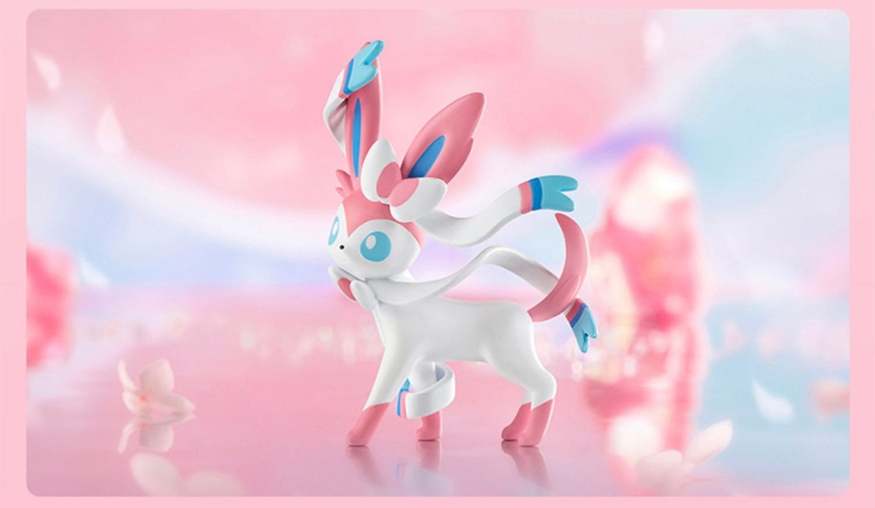 Pokemon Eevee Evolution Evolve Version | Eevee Vaporeon Jolteon Flareon Espeon Umbreon Leafeon Glaceon Sylveon - Anime Collectable Toys Mystery Blind Box KawaiiGiftLand