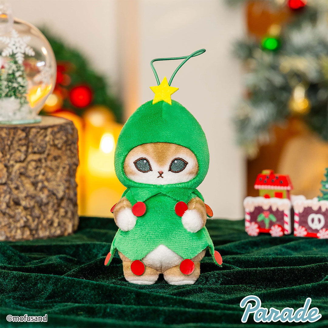 Japan Mofusand Christmas Series | Mofusand Cat Christmas Costume Plush Doll Keychain - Kawaii items Room Decoration Doll