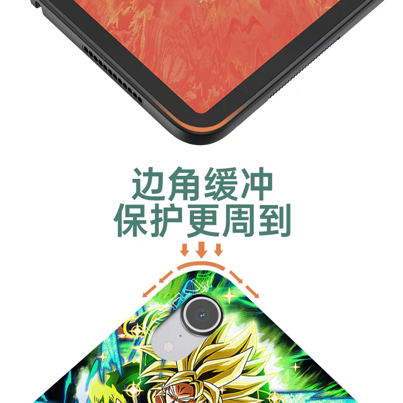 Japanese Anime Dragon Ball Anime Neon Style Protect Case | Son Goku Super Saiyan - iPad Mini 4,5,6,7 / iPad Air / iPad Pro 2024 2022 2021 2020 2018