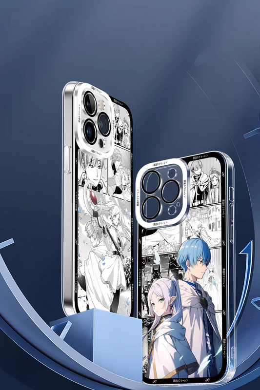Japanese Anime FRIEREN | Frieren & Himmel 8 Styles - iPhone Case PLUS SE2 XS XR X 11 12 13 14 15 16 16e 17 17e Pro Promax 12mini 13mini