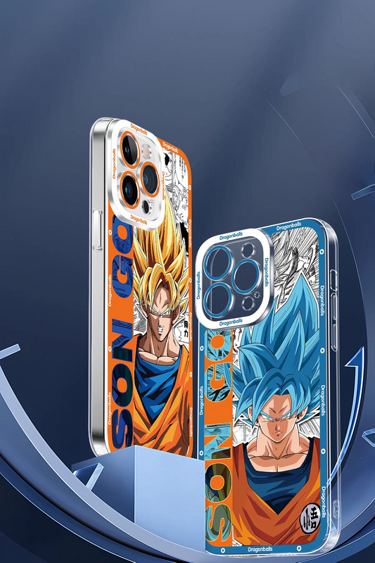 Japanese Anime Dragon Ball Comic Version | Son Goku Vegito Trunks Frieza Android 18 Majin Buu 8 Styles - iPhone Case PLUS SE2 XS XR X 11 12 13 14 15 16 16e 17 17e Pro Promax 12mini 13mini