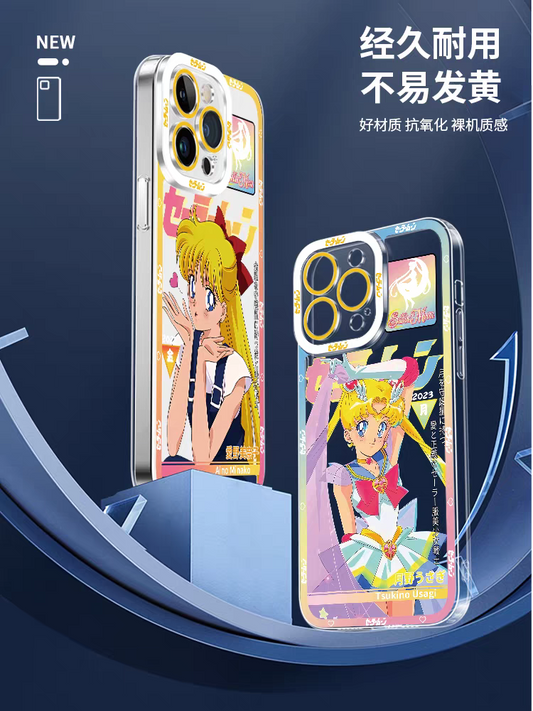 Japanese Cartoon Sailor Girl | Daily Dress Sailor Jupiter - Sailormoon iPhone Case 6 7 8 PLUS SE2 XS XR X 11 12 13 14 15 16 16e 17 Pro Promax 12mini 13mini