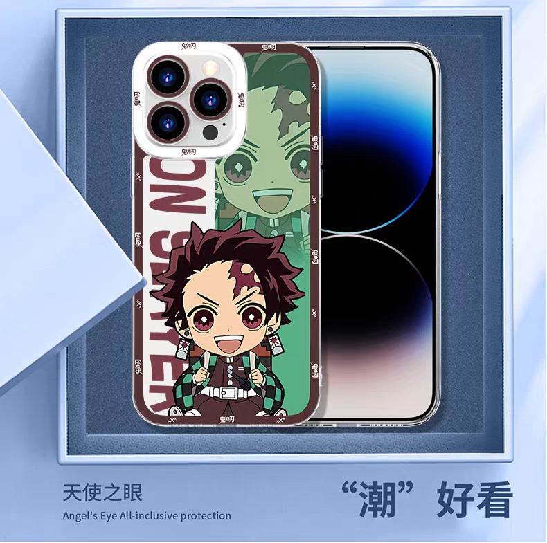 Japanese Anime Kimetsu no Yaiba Demon Slayer | Cute Style Giyuu Tomioka - iPhone Case 6 7 8 PLUS SE2 XS XR X 11 12 13 14 15 16 16e Pro Promax 12mini 13mini