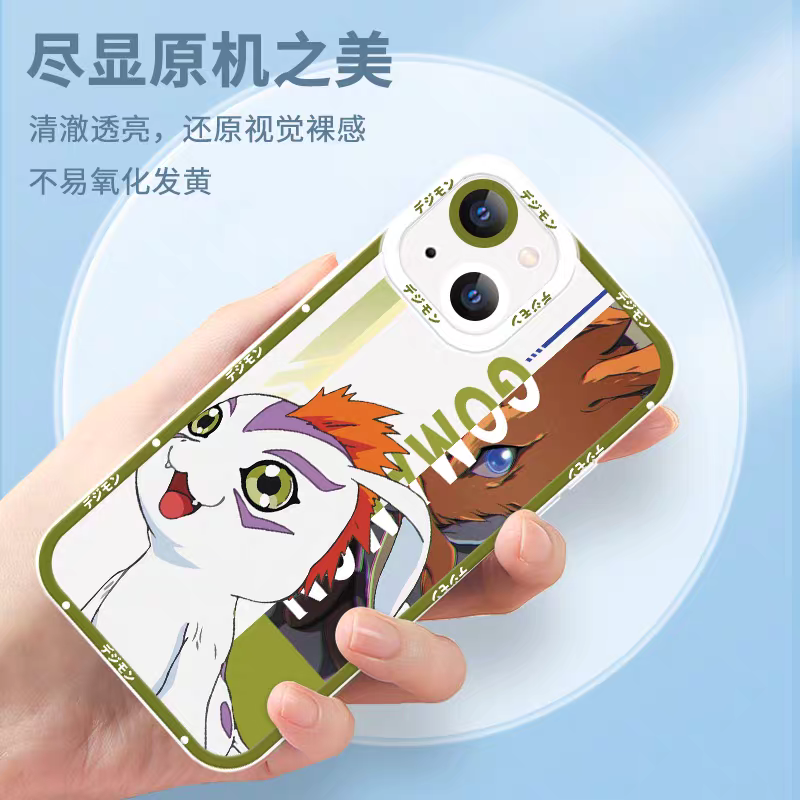 Anime Digimon Digital Monster Version 2 | Tentomon - iPhone Case 7 8 PLUS SE2 XS XR X 11 12 13 14 15 16 17 Pro Promax 12mini 13mini