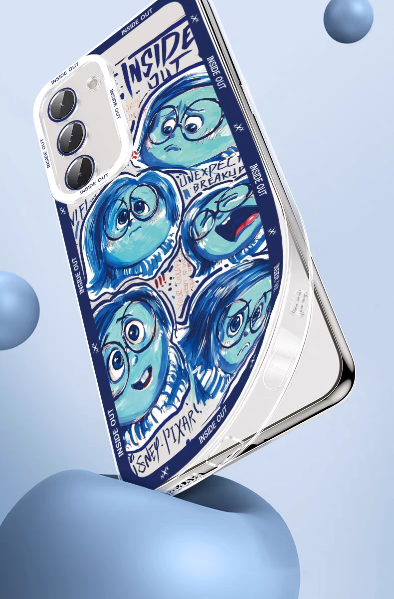 Cartoon Character Colour Kids | PurplePink Embarrassment - Phone Case Samsung Galaxy S25 S24 S23 S22 S21 FE Ultra Edge