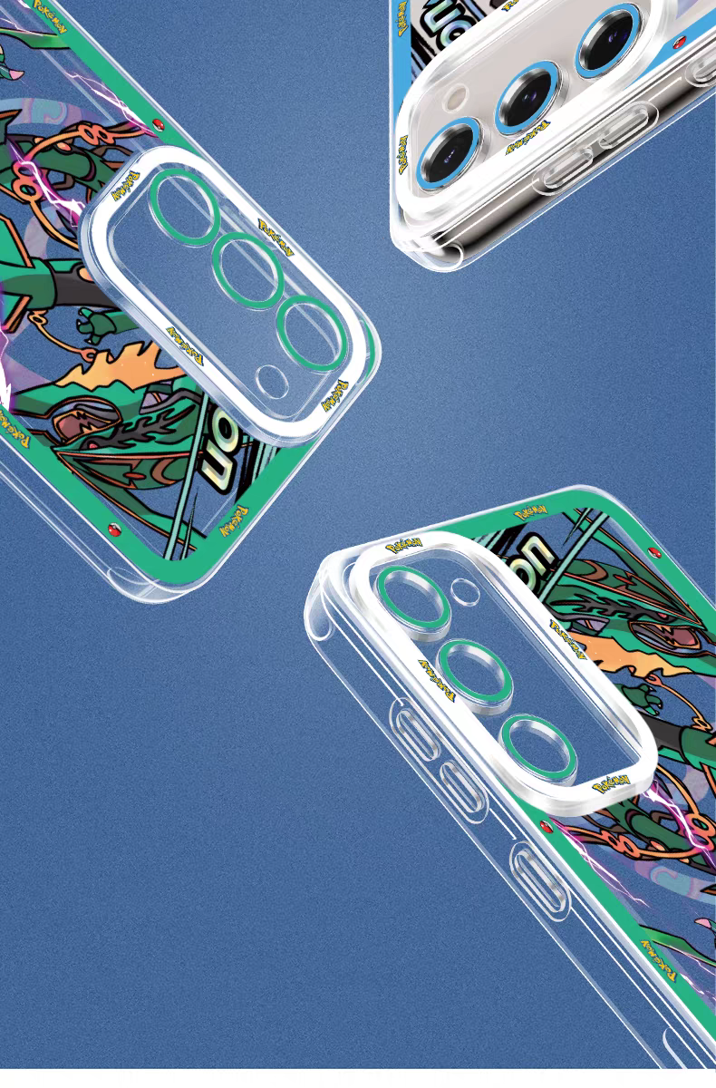 Japan Cartoon Pokemon Mega Evolution Anime | Aerodactyl - Phone Case Samsung Galaxy S25 S24 S 23 S22 S21 FE Ultra Edge