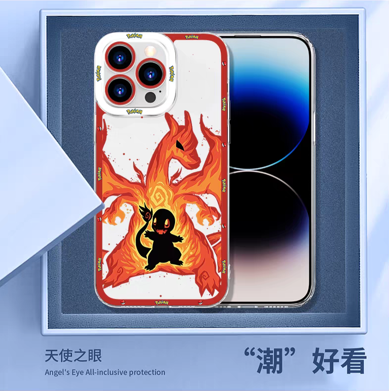 Japan Cartoon Pokemon Evolution Soul Version | Piplup Empoleon - iPhone Case PLUS SE2 XS XR X 11 12 13 14 15 16 16e 17 Pro Promax 12mini 13mini