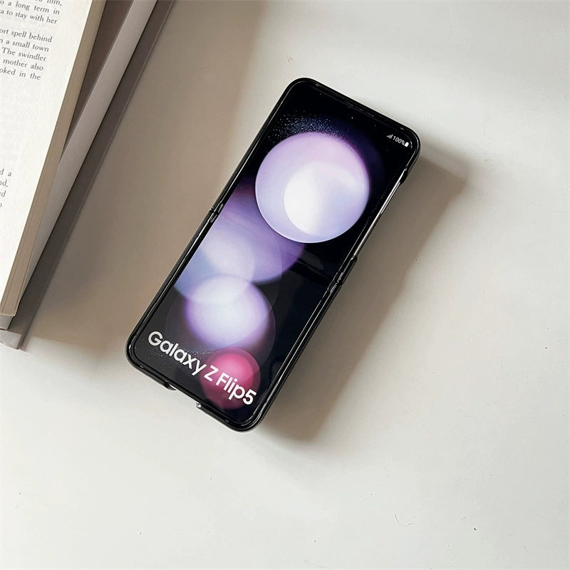 Japan Style | Dusty Ball & Coffee - Phone Case Samsung Galaxy Z Flip 4 5 KawaiiGiftLand