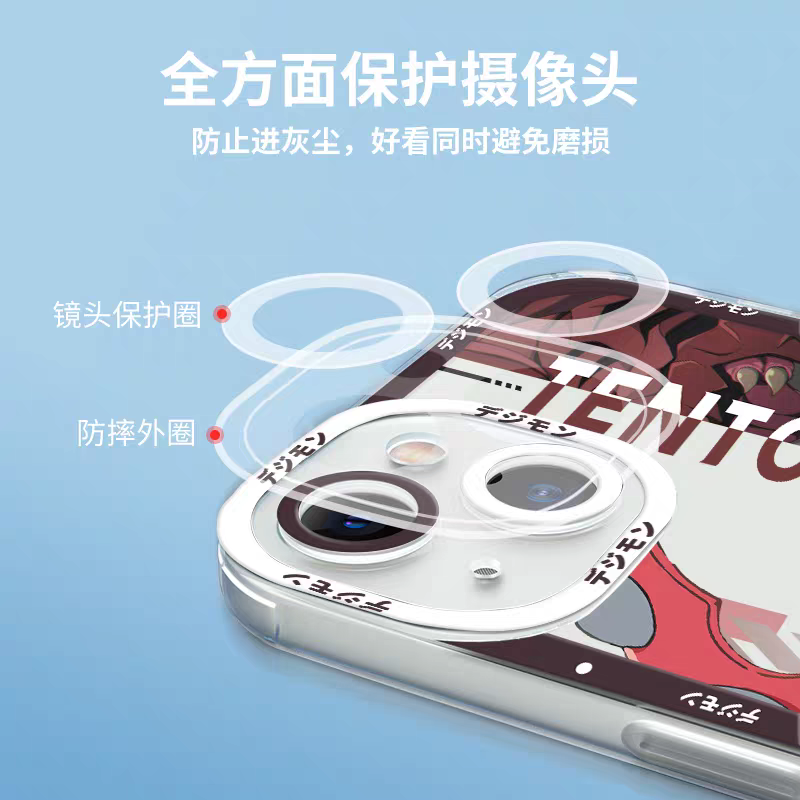 Anime Digimon Digital Monster Version 2 | Piyomon - iPhone Case 7 8 PLUS SE2 XS XR X 11 12 13 14 15 16 17 Pro Promax 12mini 13mini