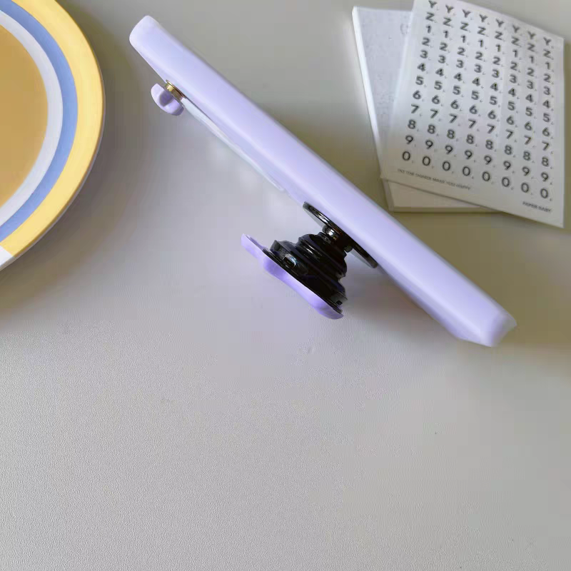 Japanese Cartoon Pokemon | Ditto Purple with Phone Stand - Phone Case Samsung Galaxy S25 S24 S23 S22 Ultra KawaiiGiftLand