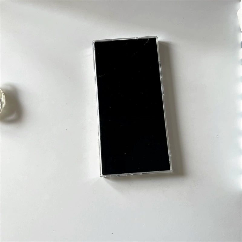 Korea Fashion Cute Style with Phone Stand | Shell with Pearl - Phone Case Samsung Galaxy S24 S23 S22 Ultra KawaiiGiftLand