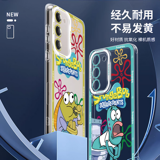 Cartoon Bikini Bottom Buddies Funny Fishes | Dopey Cool Limp Children Lady Fish 8 Styles - Phone Case Samsung Galaxy S26 S25 S24 S23 S22 S21 FE Ultra Edge