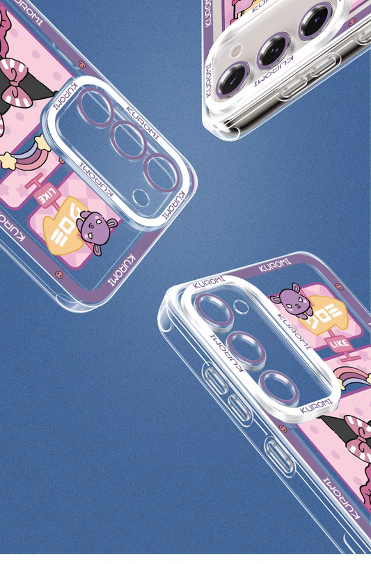 Japanese Cartoon Kuromi | Shuu! - Phone Case Samsung Galaxy S25 S24 S23 S22 S21 FE Ultra Edge