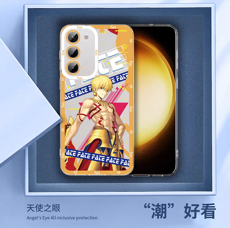 Japanese Anime Fate Stay Night | Dark Saber Alter Fighting - Phone Case Samsung Galaxy S25 S24 S23 S22 S21 FE Ultra Edge