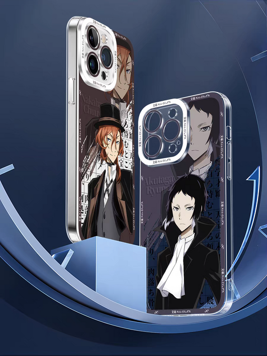 Japanese Anime Bungo Stray Dogs | Chuuya Osamu Rampo Ryūnosuke Atsushi Kyouka Doppo Yosano - iPhone Case PLUS SE2 XS XR X 11 12 13 14 15 16 16e 17 17e Pro Promax 12mini 13mini