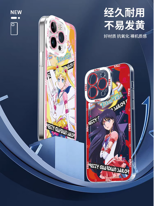 Japanese Cartoon Sailor Girl Eternal Version | Sailor Chibi Moon Usagi - Sailormoon iPhone Case PLUS SE2 11 12 13 14 15 16 16e 17 17e Pro Promax 12mini 13mini
