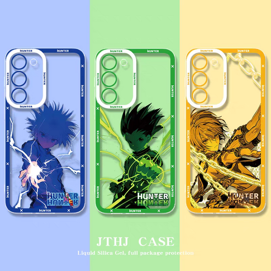 Japanese Anime Hunter X Hunter Anime & Comic Fighting Version | Killua Gon Kurapika Hisoka Morow - Phone Case Samsung Galaxy S26 S25 S24 S23 S22 S21 FE Ultra Edge