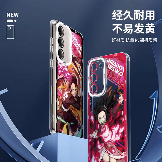 Japanese Anime Kimetsu no Yaiba Demon Slayer Anime Fighting Style Version 2 | Gyoumei Mitsuri Obanai Uzui Tengen Shinobu Kanao - Phone Case Samsung Galaxy S26 S25 S24 S23 S22 S21 FE Ultra Edge