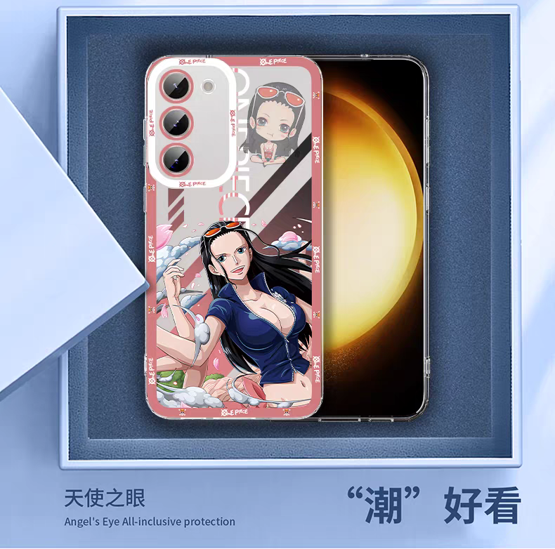 Japanese Cartoon One Piece | Trafalgar D. Water Law Fighting - Phone Case Samsung Galaxy S25 S24 S23 S22 S21 FE Ultra Edge