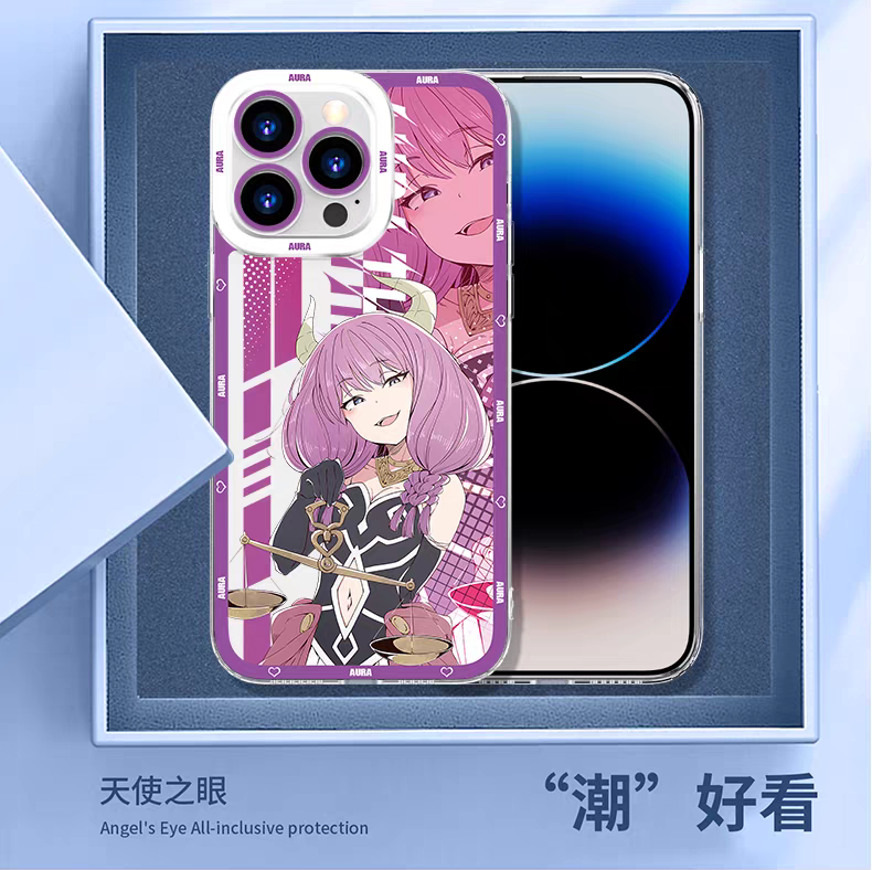 Japanese Anime FRIEREN | Aura Part2 2 Styles - iPhone Case PLUS SE2 XS XR X 11 12 13 14 15 16 16e 17 17e Pro Promax 12mini 13mini