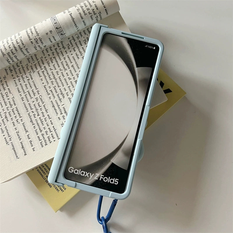 Cute Cartoon Animal with Phone Stand | Dumbo Elephant - Phone Case Samsung Galaxy Z Fold 3 4 5 KawaiiGiftLand