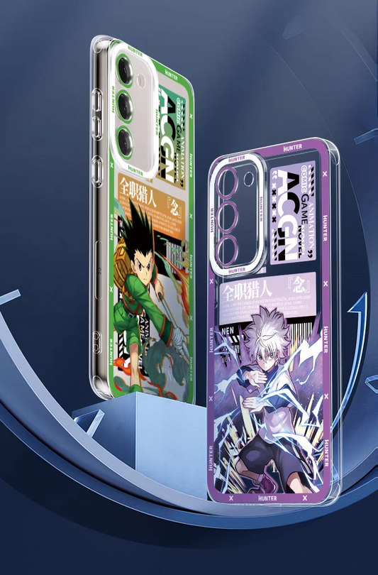 Japanese Anime Hunter X Hunter Anime Fighting Version | Gon Killua Kurapika Chrollo Leorio Matiy Hisoka Morow Meruem 8 Style - Phone Case Samsung Galaxy S26 S25 S24 S23 S22 S21 FE Ultra Edge