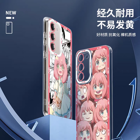 Japan Cartoon SPY Family Anya Forger | Comic 2 Styles - Phone Case Samsung Galaxy S26 S25 S24 S23 S22 S21 FE Ultra Edge