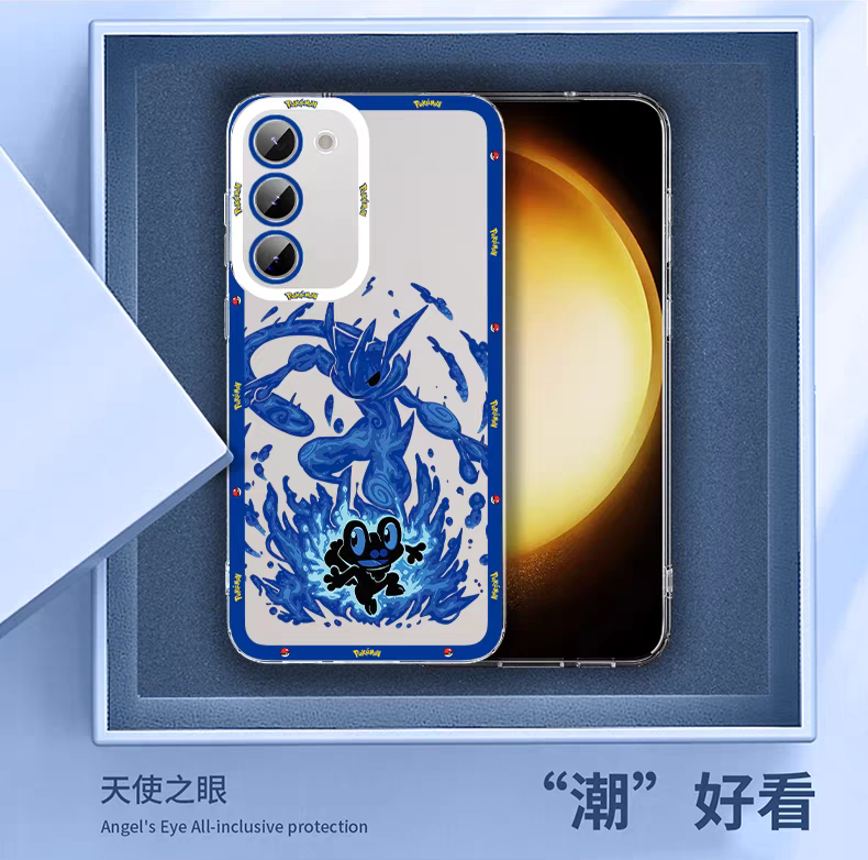 Japan Cartoon Pokemon Evolution Soul Version | Genger - Phone Case Samsung Galaxy S25 S24 S23 S22 S21 FE Ultra Edge