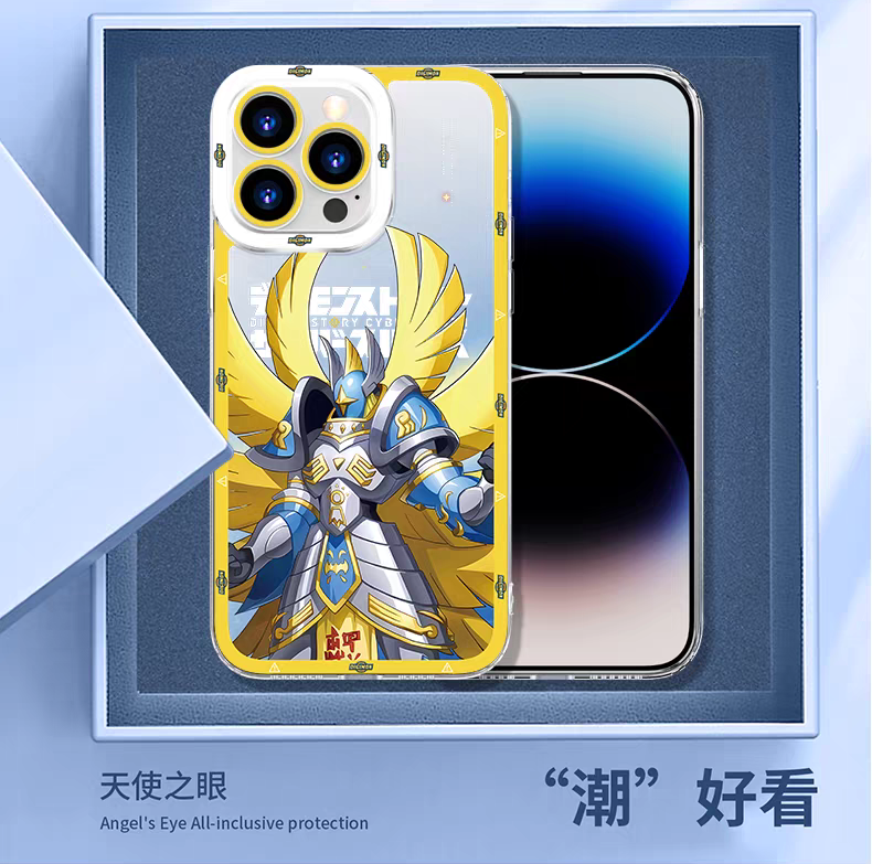 Japanese Cartoon Digimon Adventure Digital Monster Digimonstory Cybersleuth Version | Black War Greymon - iPhone Case 7 8 PLUS SE2 XS XR X 11 12 13 14 15 16 16e 17 Pro Promax 12mini 13mini