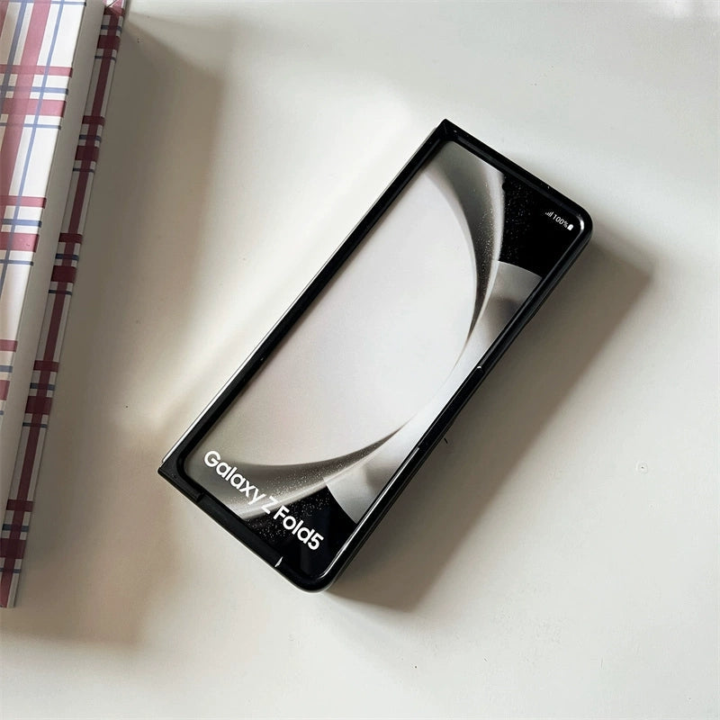 Japan Style Game Console | Vintage Orange & Yellow - Phone Case Samsung Galaxy Z Flip 4 5 Fold 4 5 KawaiiGiftLand