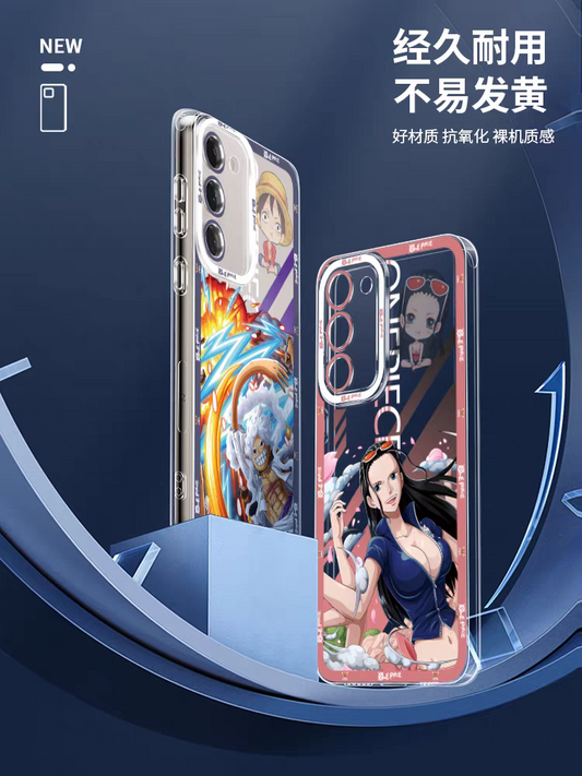 Japanese Cartoon One Piece Fighting Version | Tony Tony Chopper with Marine - Phone Case Samsung Galaxy S26 S25 S24 S23 S22 S21 FE Ultra Edge