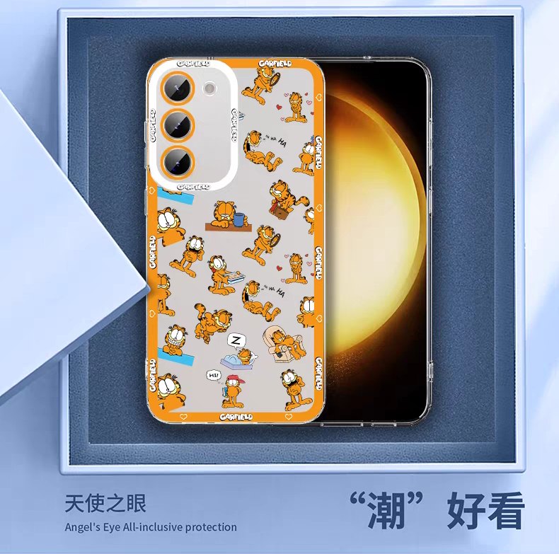 Cute Cartoon Lovely Cat Exotic Shorthair Orange Cat | 8 Styles - Phone Case Samsung Galaxy S26 S25 S24 S23 S22 S21 FE Ultra Edge