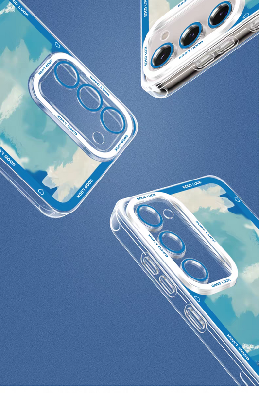 Japanese Cartoon Blue Robot Cat | Doreamon & Nobita Nobi with Sea & Coastal - Phone Case Samsung Galaxy S26 S25 S24 S23 S22 S21 FE Ultra Edge