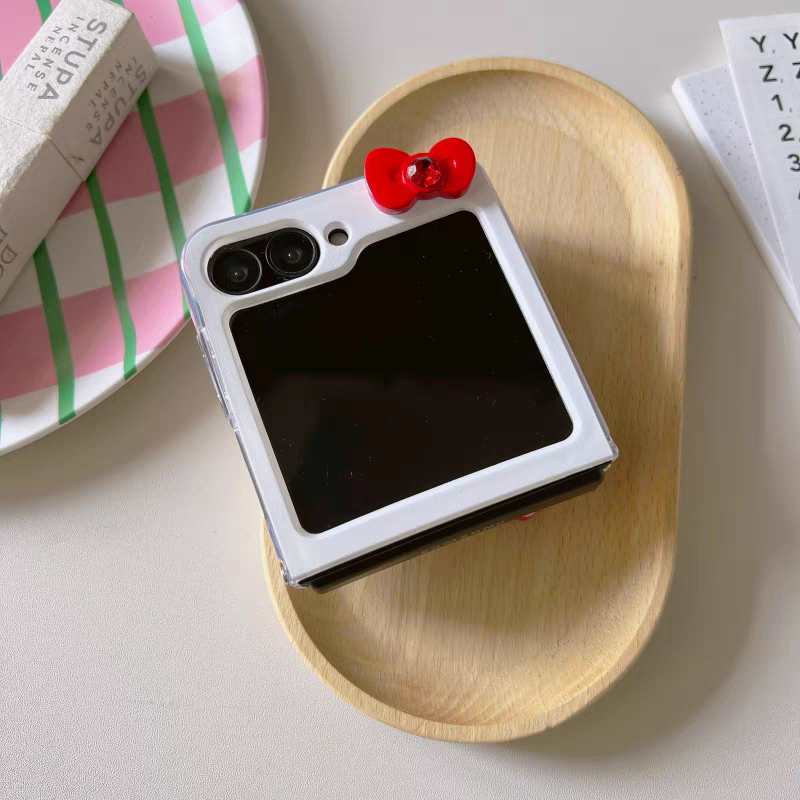 Cute Cartoon Fun & Playful Case | Hello Kitty - Phone Case Samsung Galaxy Z Flip 3 4 5 6 KawaiiGiftLand