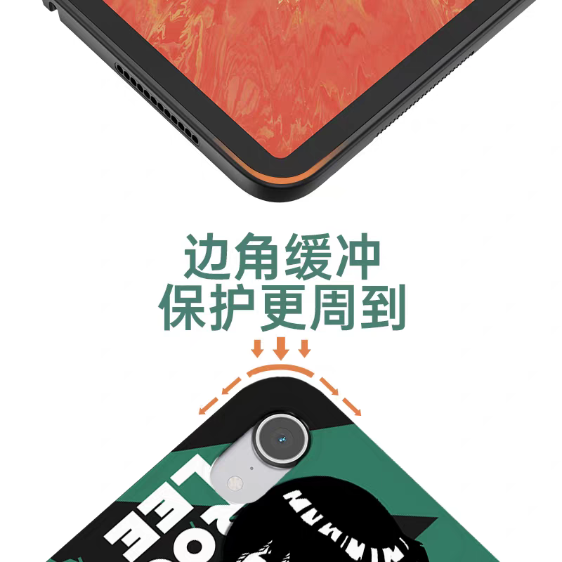 Japanese Anime Naruto Ninja Comic Style Protect Case | Sakura Pink - iPad Mini 4,5,6,7 / iPad Air / iPad Pro 2025 2024 2022 2021 2020 2018