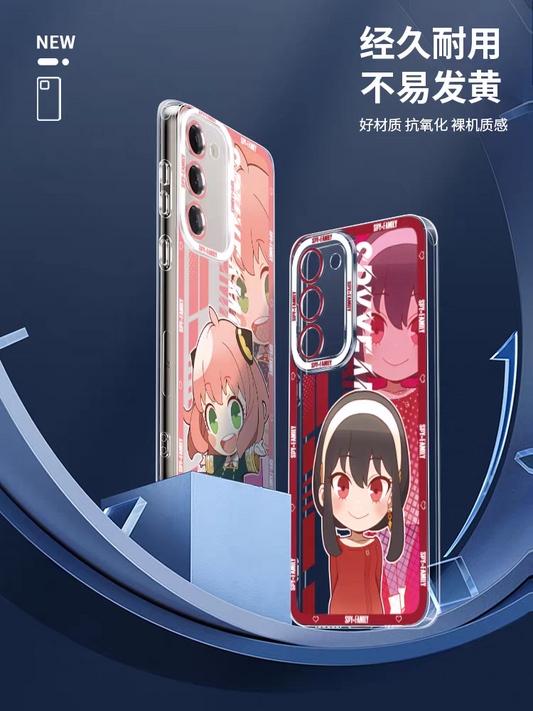 Japan Cartoon SPY Family | Anime Style Anya Forger - Phone Case Samsung Galaxy S25 S24 S23 S22 S21 FE Ultra Edge