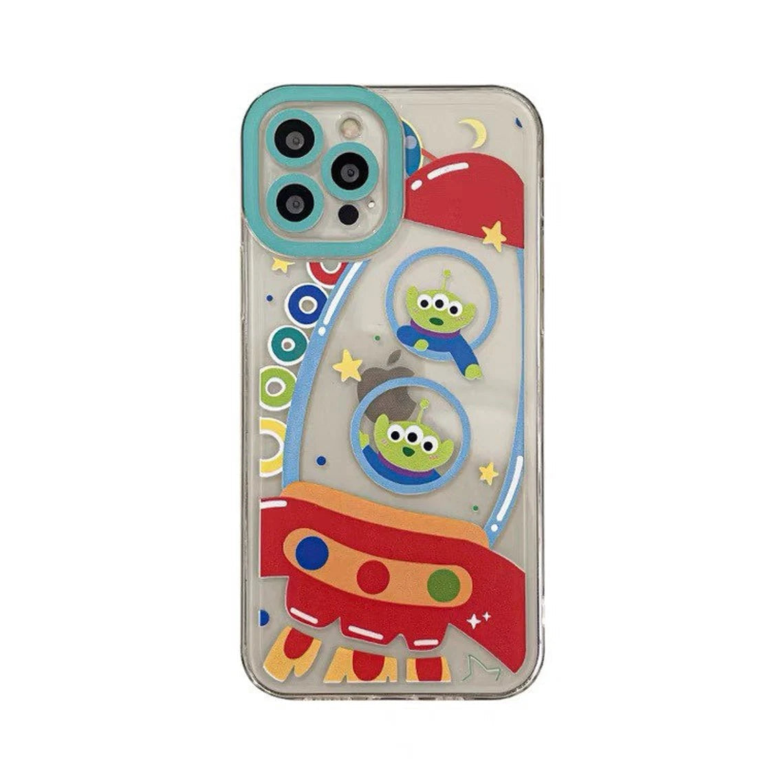 Cute Rocket Green Alien iPhone Case 6 7 8 PLUS SE2 XS XR X 11 12 13 14 15 16 Pro Promax 12mini 13mini KawaiiGiftLand