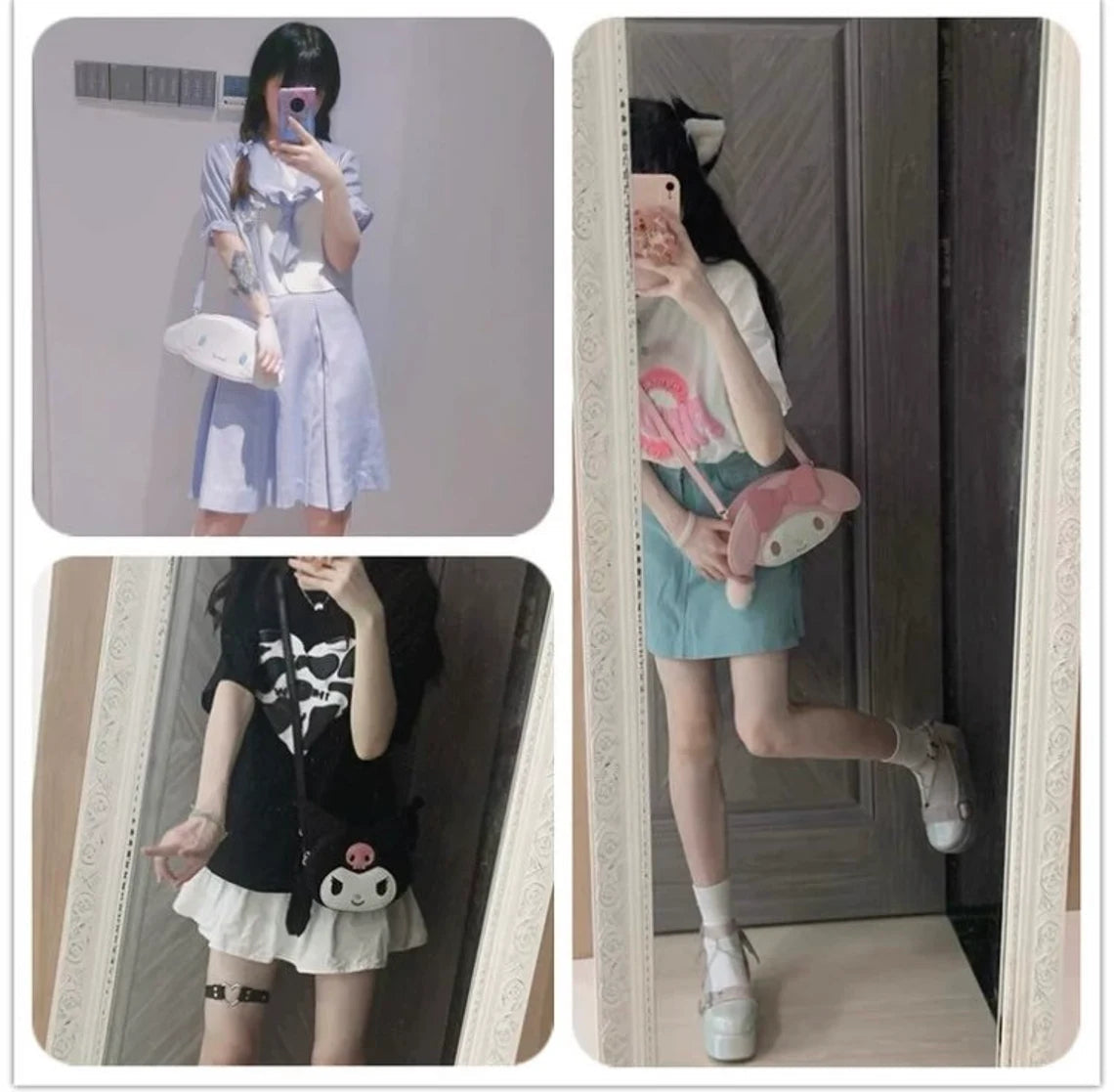 Sanrio My Melody Big Head Shoulder Bag Japan KawaiiGiftLand