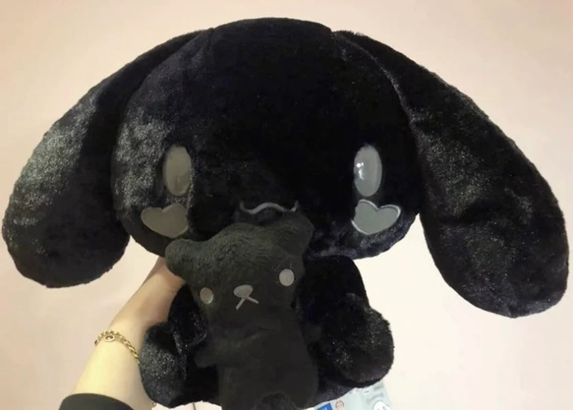 Sanrio Black Friday Cinnamoroll with Bear Plush Doll Rare KawaiiGiftLand