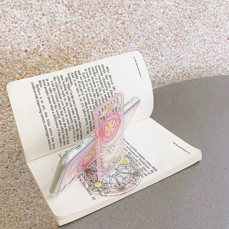 CardCaptorSakura Sakura Clean Card with Acrylic Stand iPhone Case XS XR 11 12 13 14 15 16 Pro Promax KawaiiGiftLand