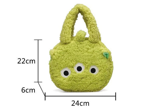 Winnie The Pooh Lotso Alien Toy Story Fluffy Handbag Mini Bag KawaiiGiftLand