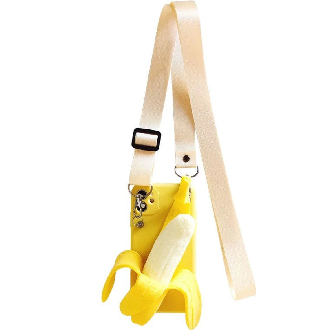 Funny Banana Yellow Soft iPhone case Kawaii Lovely Cute Lolita iPhone 11 12 13 14 15 Pro Promax KawaiiGiftLand