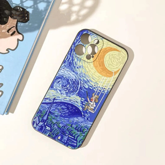 Van Gogh Starry Night iPhone Case 6 7 8 PLUS SE2 XS XR X 11 12 13 14 15 Pro Promax 12mini 13mini KawaiiGiftLand