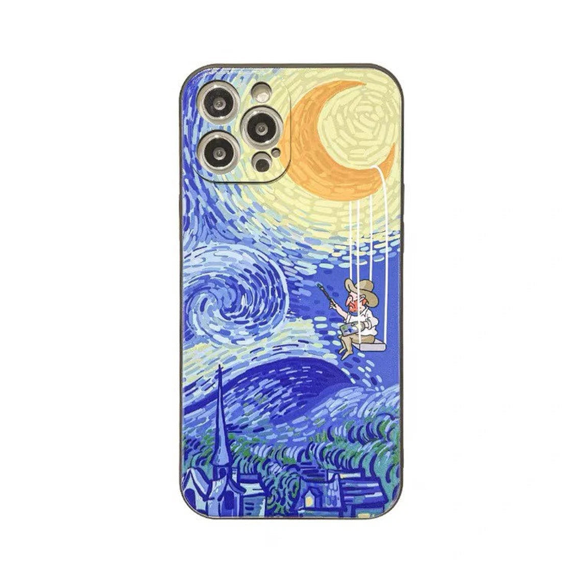 Van Gogh Starry Night iPhone Case 6 7 8 PLUS SE2 XS XR X 11 12 13 14 15 Pro Promax 12mini 13mini KawaiiGiftLand