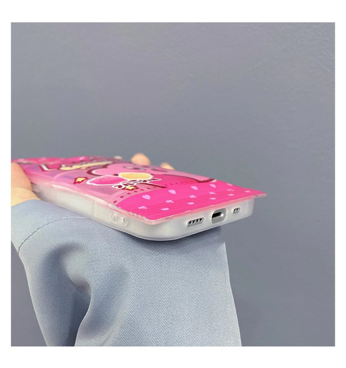 Japanese Cartoon Pink Monster Starkabi Candy Snack Packing iPhone Case 13 12 Pro Max Mini KawaiiGiftLand