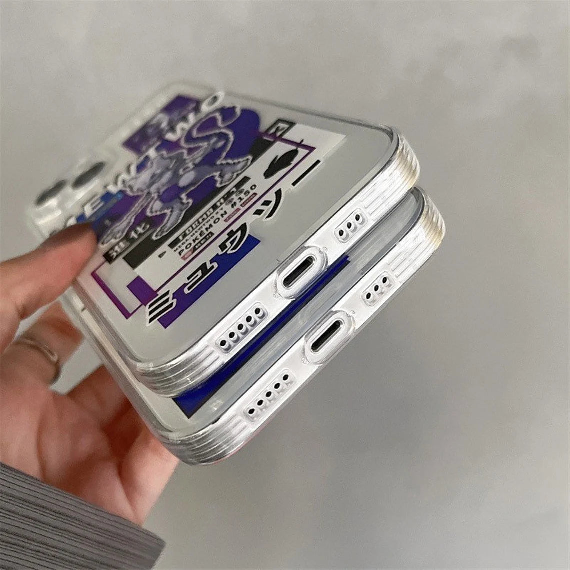 Pokémon Clean Pikachu Charmander Bulbasaur Gengar Mewtwo iPhone Case 6 7 8 PLUS SE2 XS XR X 11 12 13 14 15 16 Pro Promax 12mini 13mini KawaiiGiftLand