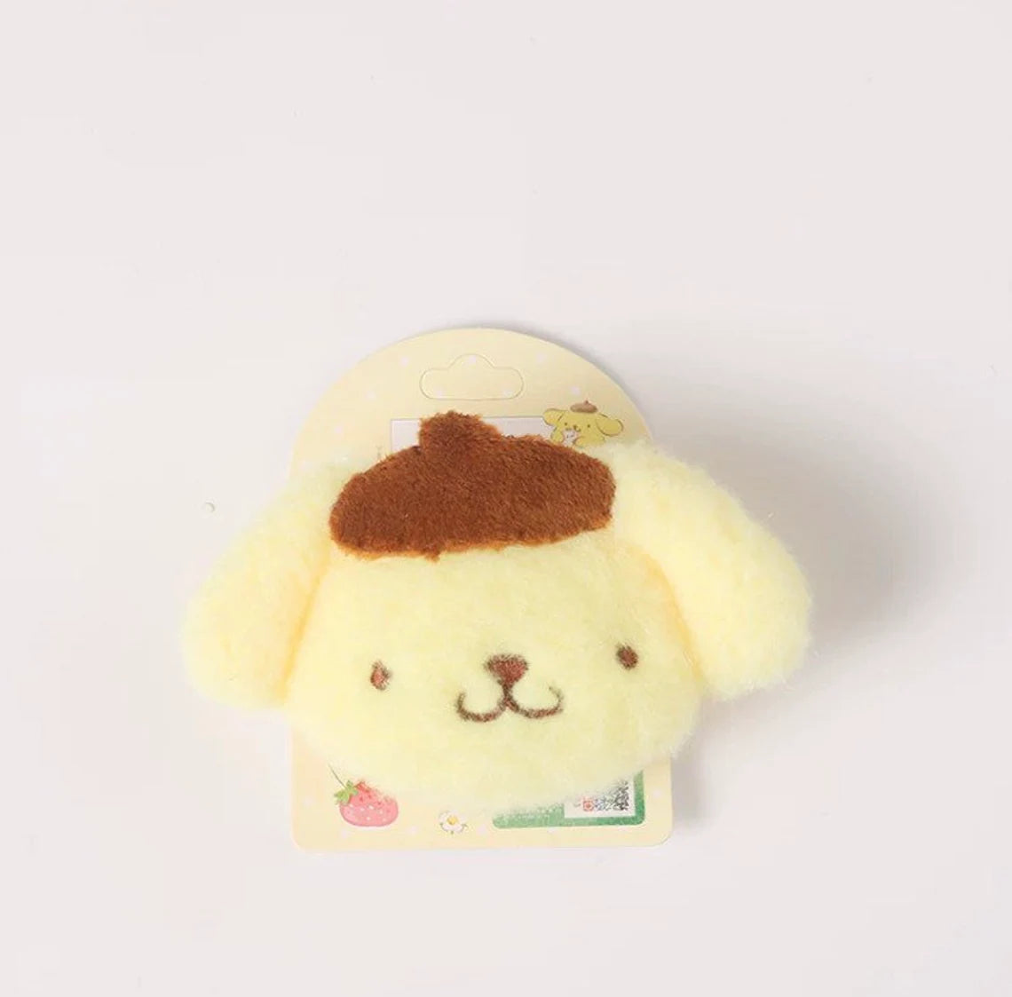 Sanrio 2 Ways Wool Felt Brooch & Hair Clip Hello Kitty My Melody Kuromi Cinnamoroll Pompompurin KawaiiGiftLand