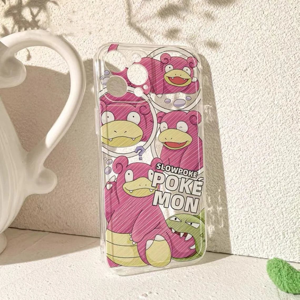 Pokemon All Slowpoke iPhone Case 6 7 8 PLUS SE2 XS XR X 11 12 13 14 15 16 Pro Promax 12mini 13mini KawaiiGiftLand